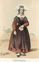 1850, costume feminin de Basse-Normandie, Pontorson.jpg
